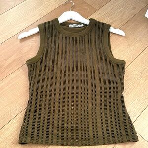 T by Alexander Wang 2-tier tank top